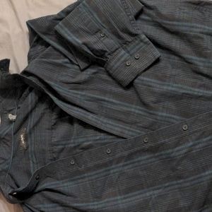Alfani button down plaid shirt